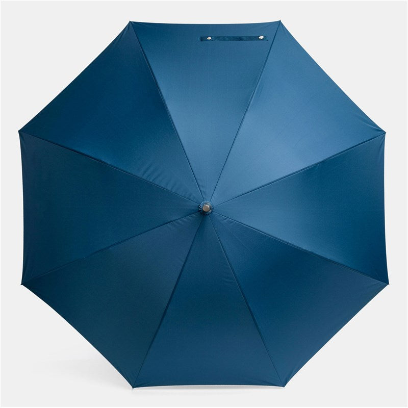 Μπλε μαρίν/ασημί ομπρέλα, για τον ήλιο και την βροχή!