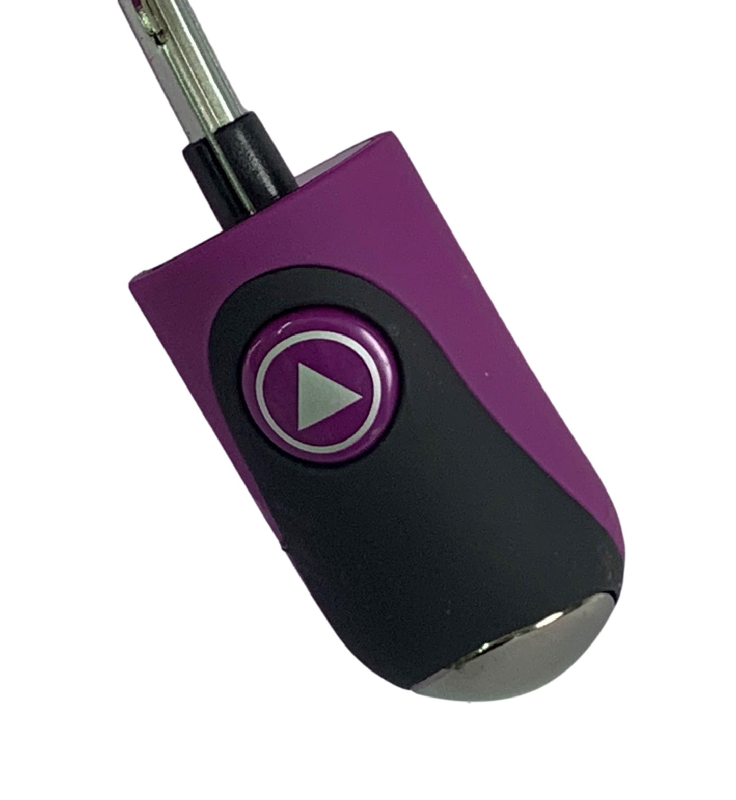 Μωβ ομπρέλα βροχής, σπαστή, αυτόματη, με πολύ όμορφη λαβή.