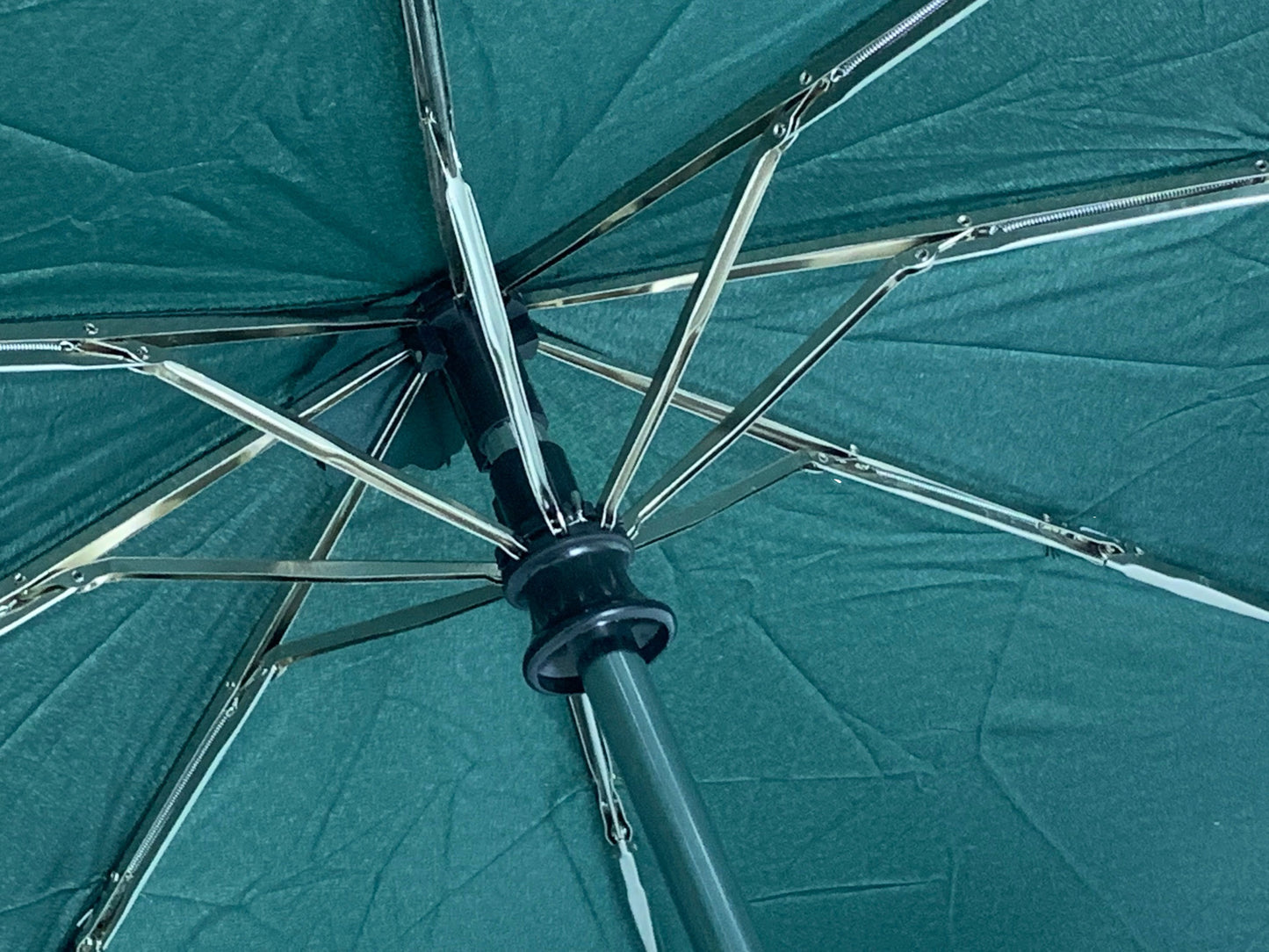 Πράσινο σκούρο ομπρέλα βροχής, αυτόματη, twinmatic, ακτίνες ανθρακόνημα.