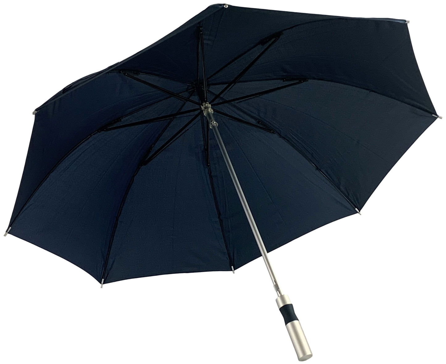 Μπλε μαρίν ομπρέλα βροχής, συνοδείας, μακριά, αυτόματη, αντιανεμική.