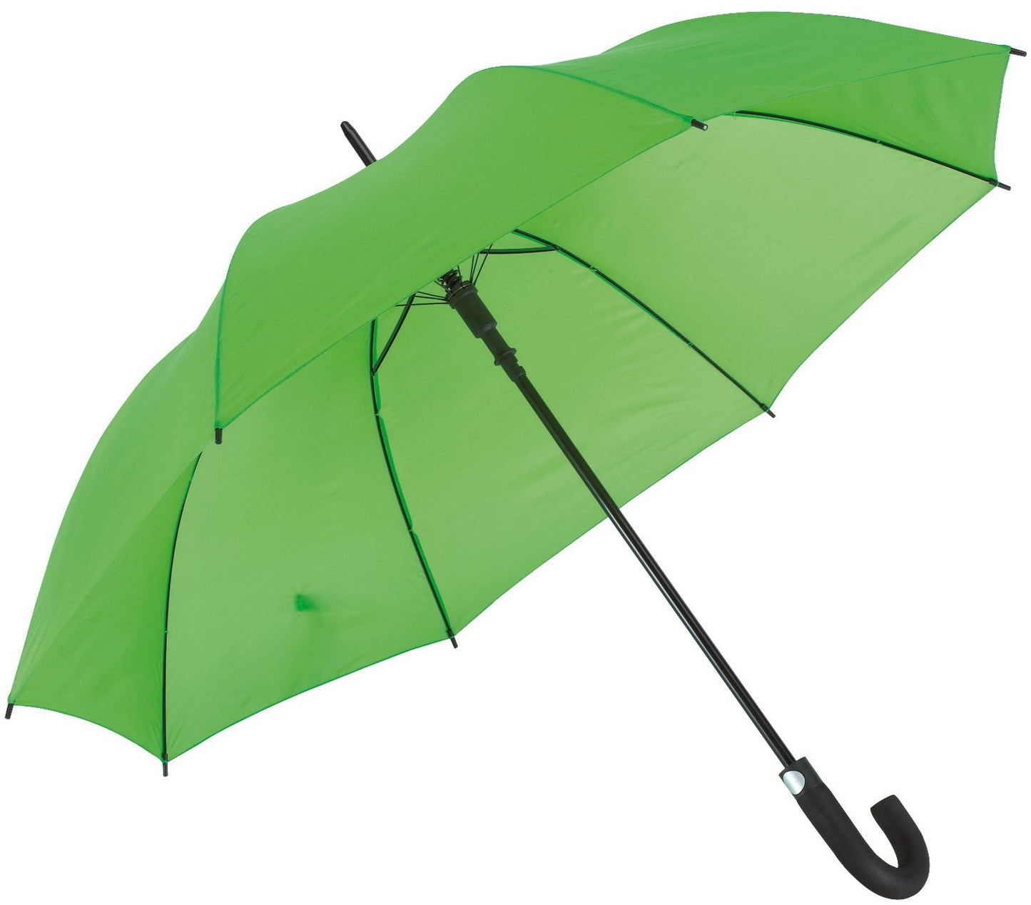 Πράσινο λαχανί (apple bee) ομπρέλα βροχής, συνοδείας, μεγάλων διαστάσεων, αυτόματη, με κλασική κυρτή λαβή.