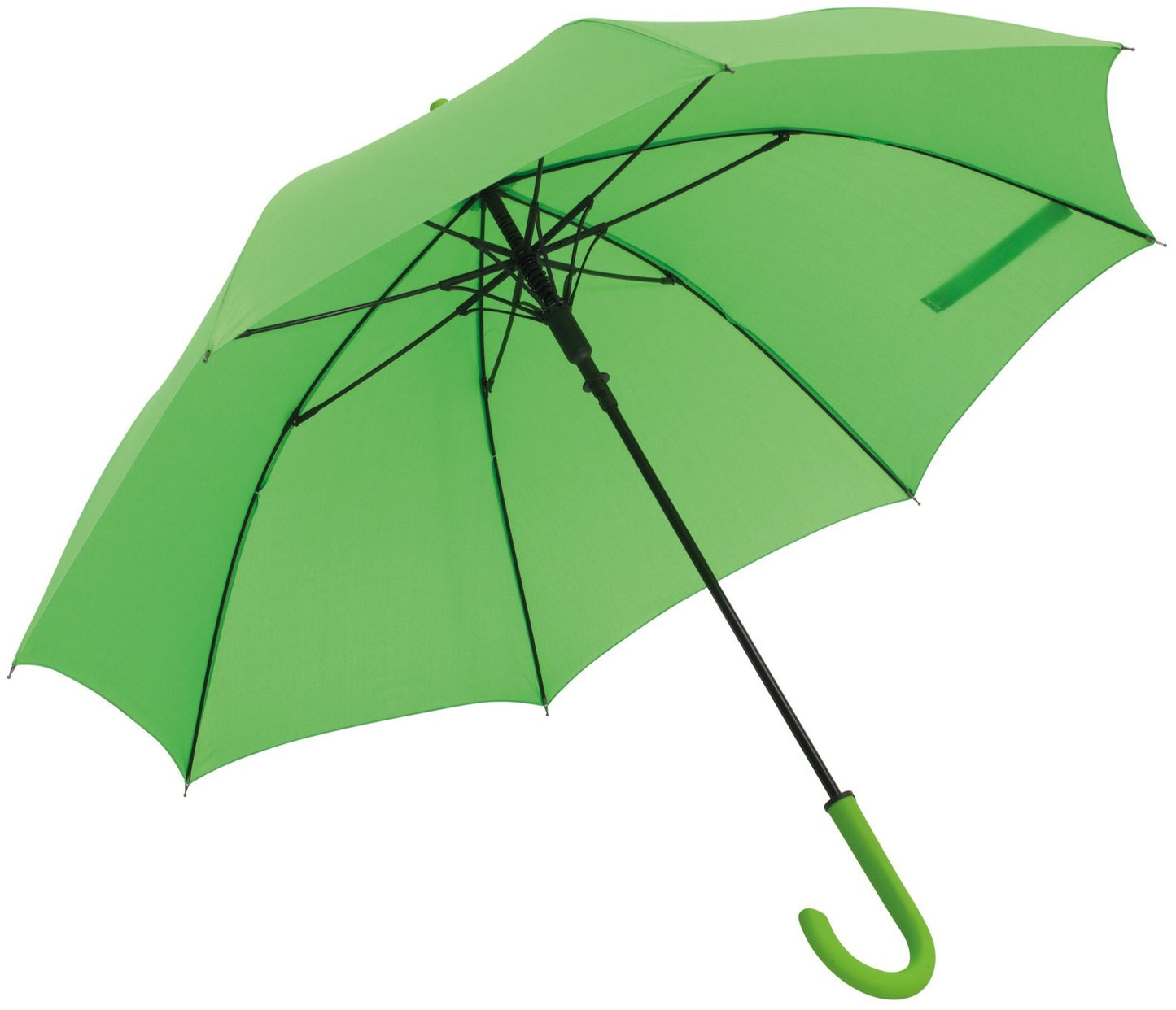 Πράσινο λαχανί (apple bee) ομπρέλα βροχής, αυτόματη, μακριά, με ανθρακόνημα.