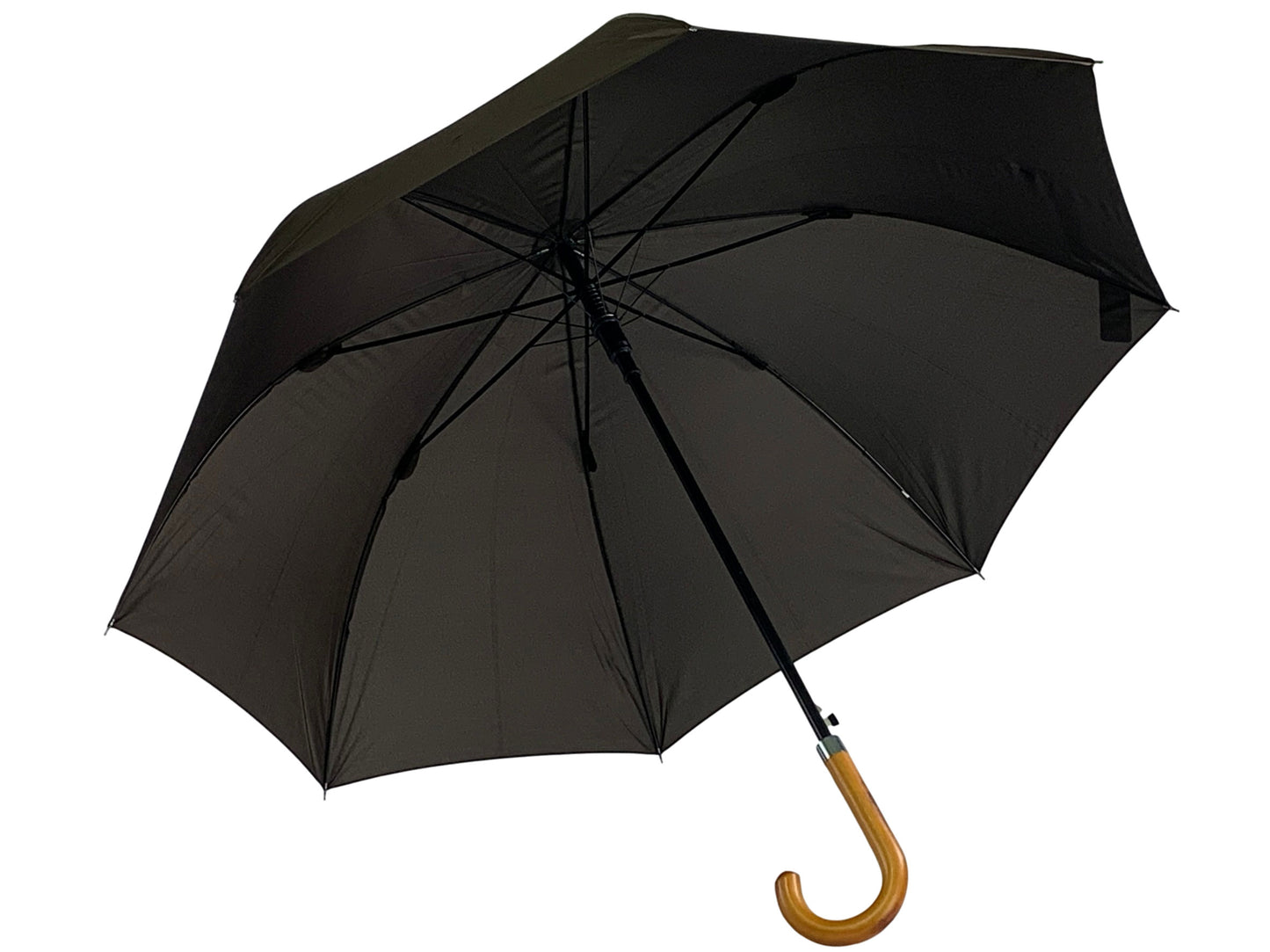Καφέ μακριά ομπρέλα βροχής, συνοδείας, αυτόματη.