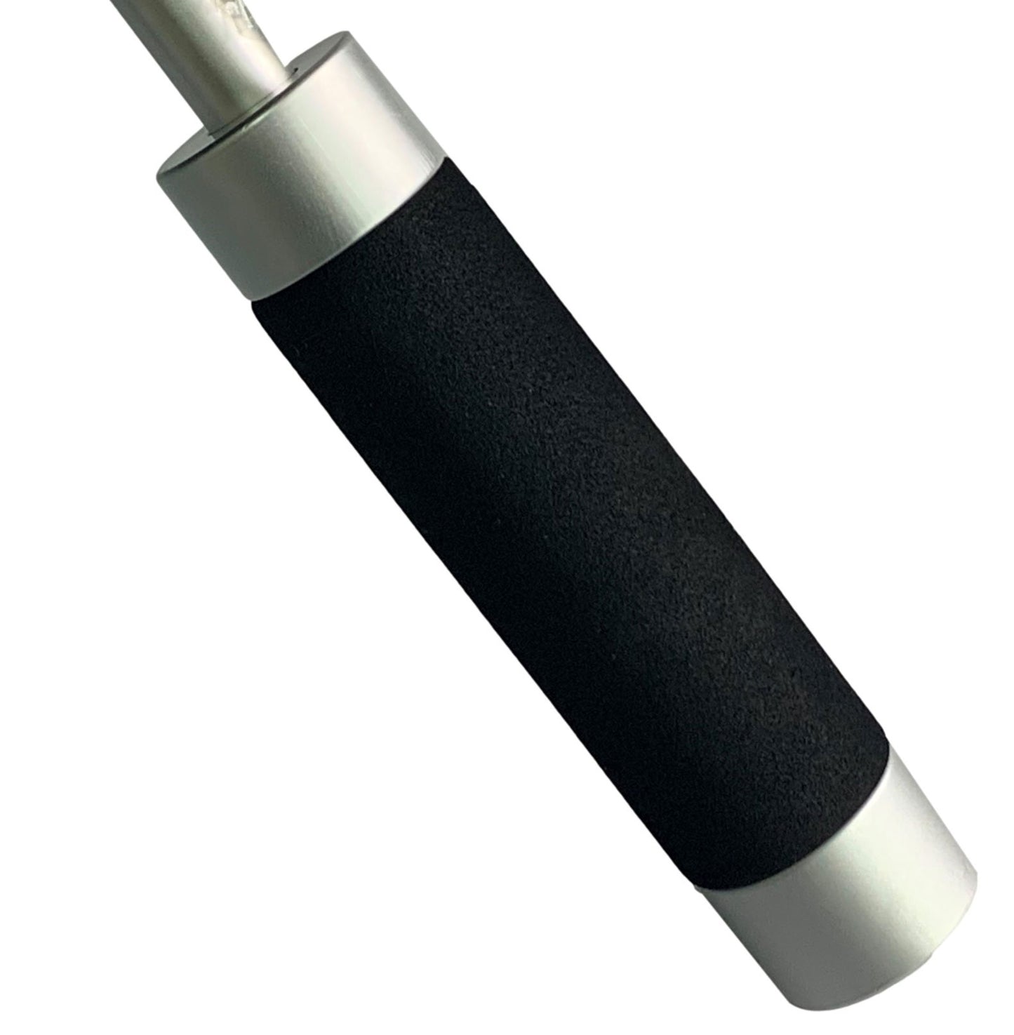 Μαύρη ομπρέλα βροχής, συνοδείας, μακριά, με ιστό αλουμινίου.