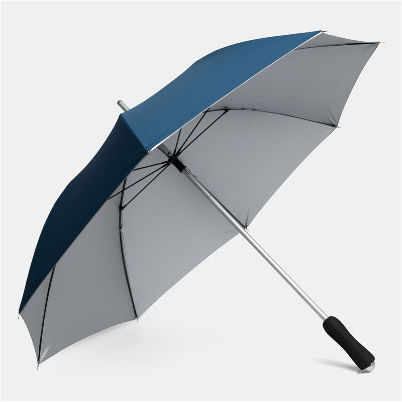 Μπλε Μαρίν/Ασημί. Ομπρέλα για τον ήλιο και την βροχή! (κωδικός 01-03-0537).
