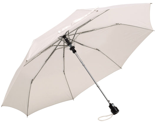 Λευκή. Ομπρέλα Βροχής Αυτόματη μίνι. (κωδικός 01-01-0202)