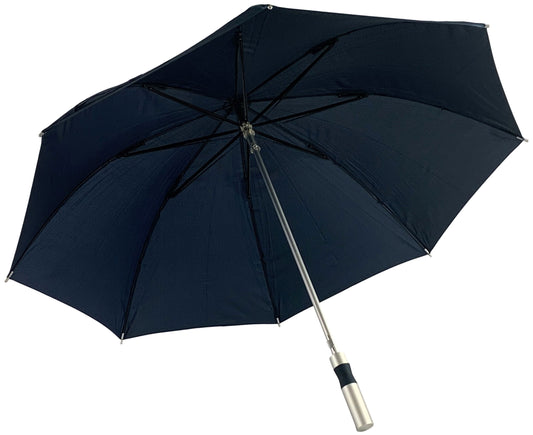 Μπλε μαρίν ομπρέλα βροχής, συνοδείας, μακριά, αυτόματη, αντιανεμική.