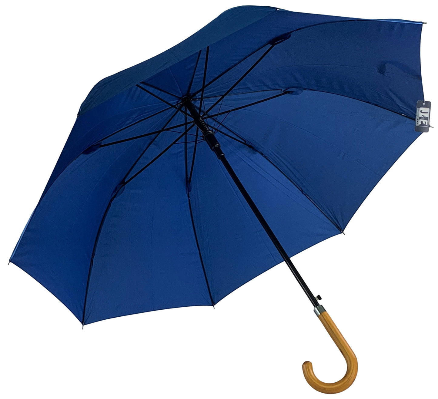 Μπλε ρουά ομπρέλα βροχής, μακριά, συνοδείας, αυτόματη.