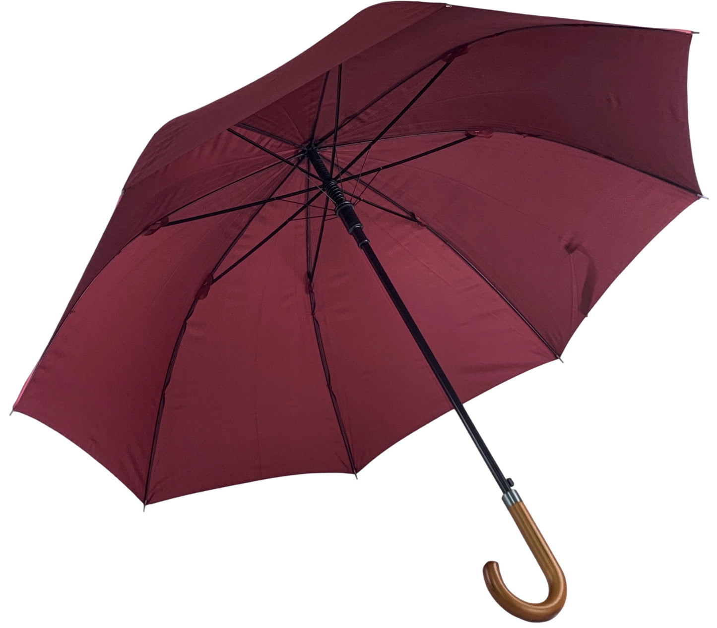 Μπορντώ. Μακριά Ομπρέλα Βροχής Συνοδείας Αυτόματη (Κωδ.01-03-0516)