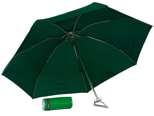 Πράσινο Σκούρο. Ομπρέλα βροχής  ΕΞΤΡΑ ΜΙΝΙ με ειδική θήκη με φερμουάρ. (Κωδ. 01-05-0523)